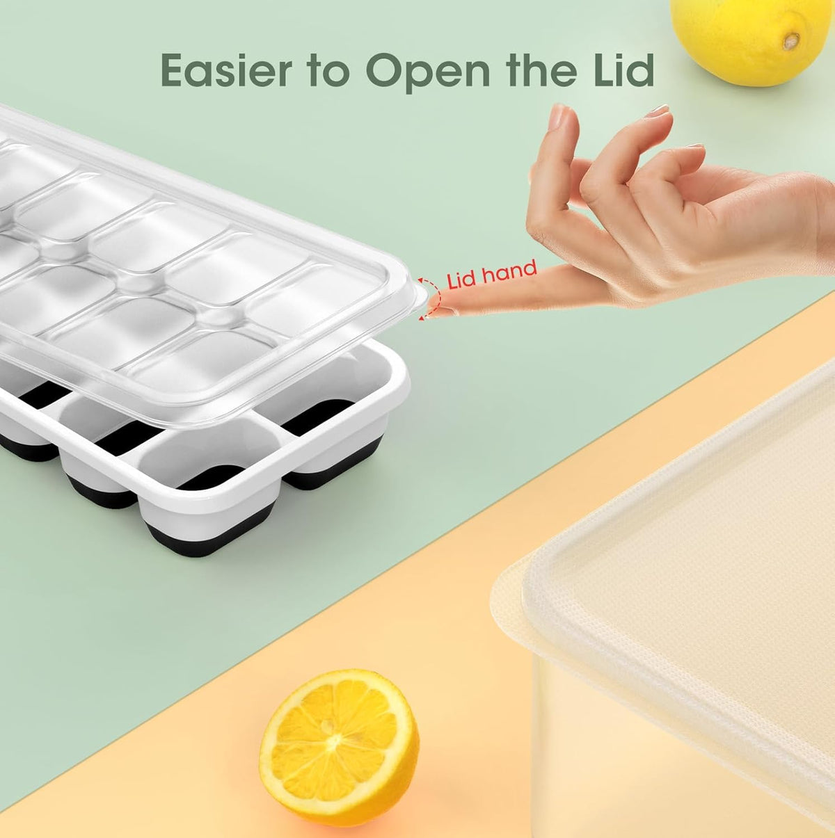 DOQAUS ice bucket with scoop for convenient serving