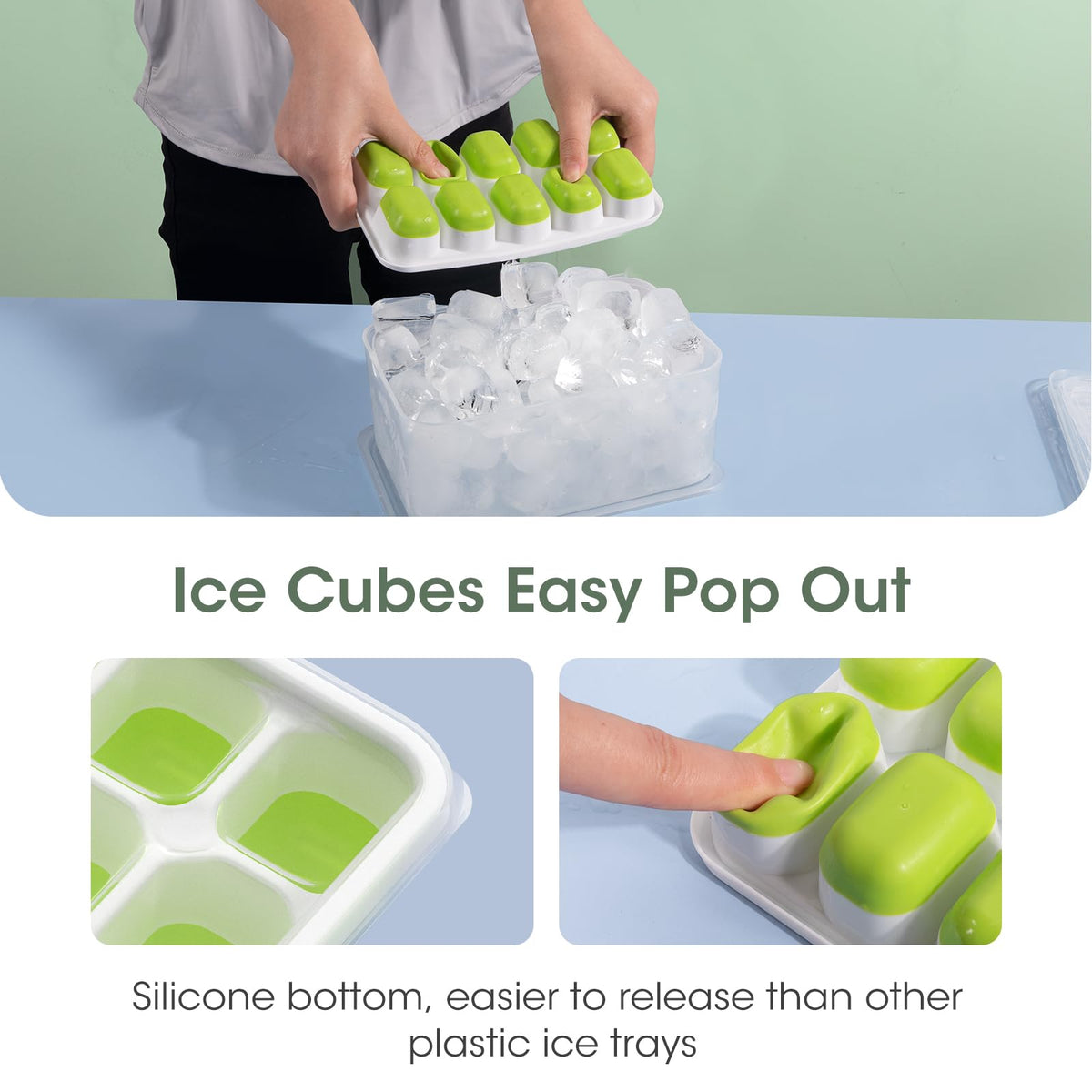 DOQAUS ice scoop included simplifies serving and portioning