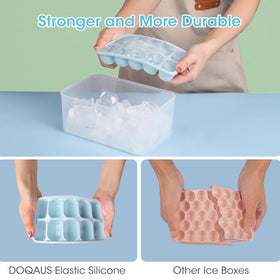 DOQAUS tray with lift tabs offers secure, spill-free transfers.