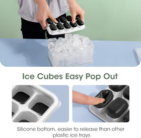 DOQAUS silicone trays odor resistant and BPA free for clean ice