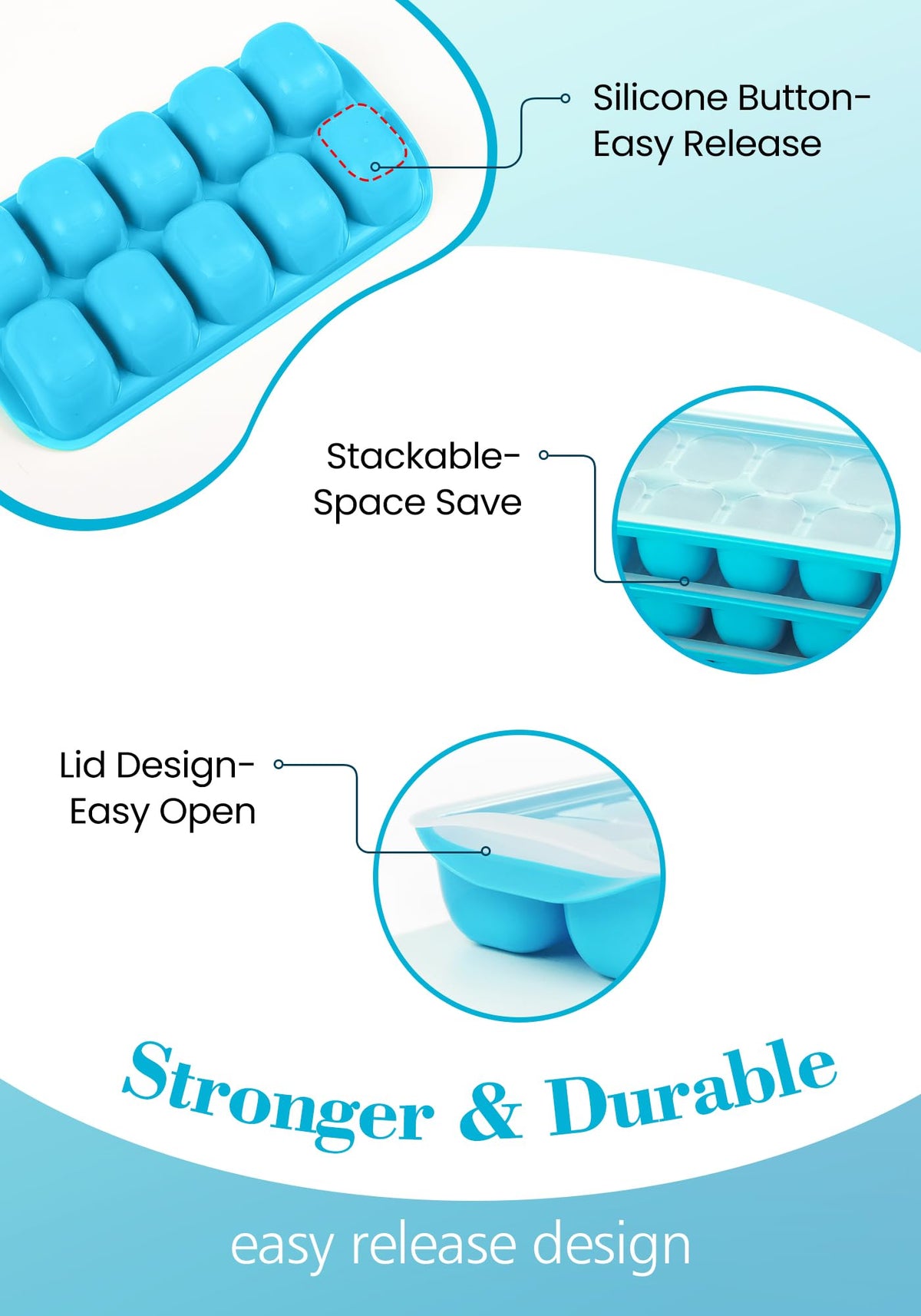 DOQAUS top-rack dishwasher safe set simplifies cleanup.