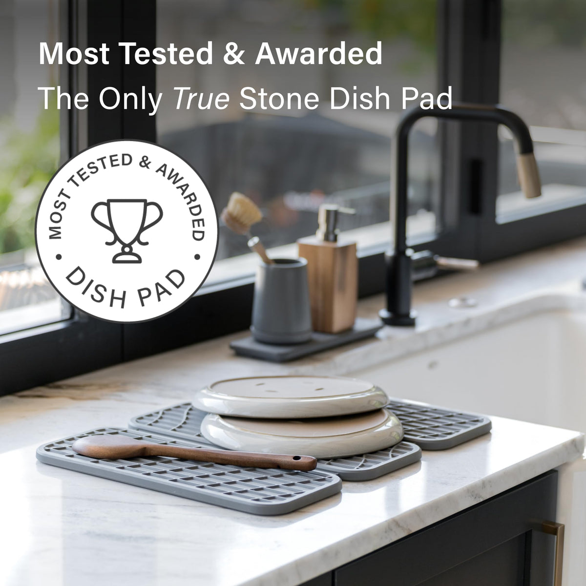 Dorai dish pad dries bowls and utensils efficiently after washing