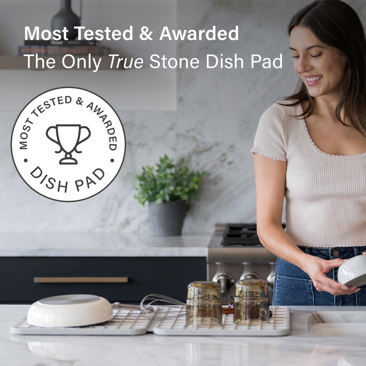 Dorai Home Dish Pad includes sanding tool for refresh.