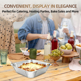 DORARA pans ideal for meal prep and catering with disposability.