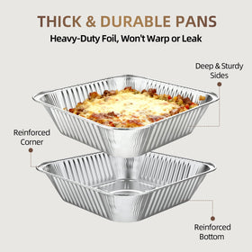 DORARA pans placed in freezer storage for batch meal prep.