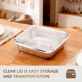 DORARA pans show tapered design for secure stacking and space-saving storage.