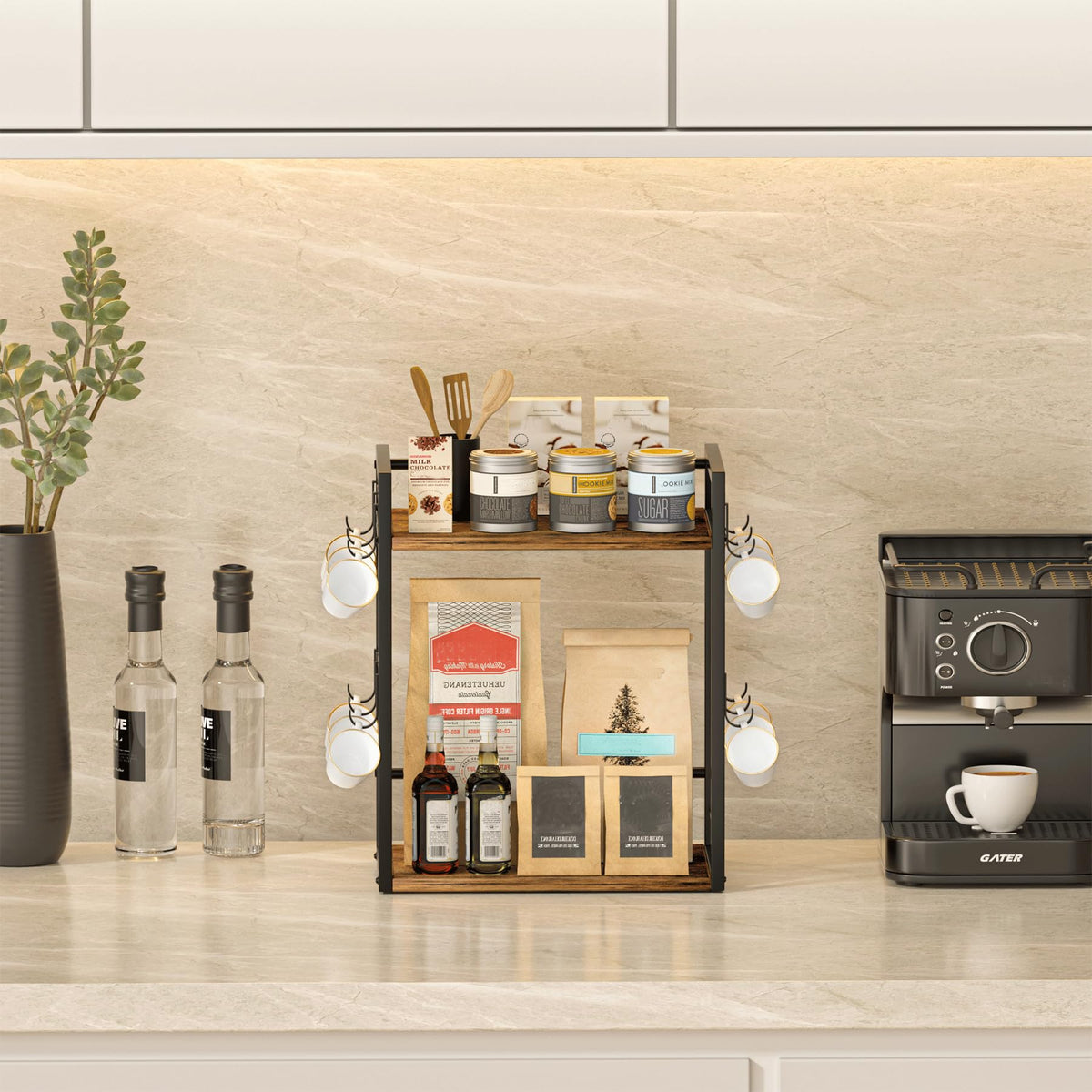 Dorhors sturdy metal and wood construction ensures durable daily use.