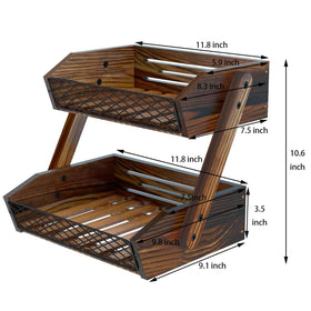Dorhors wooden grid base promotes airflow for fresh produce