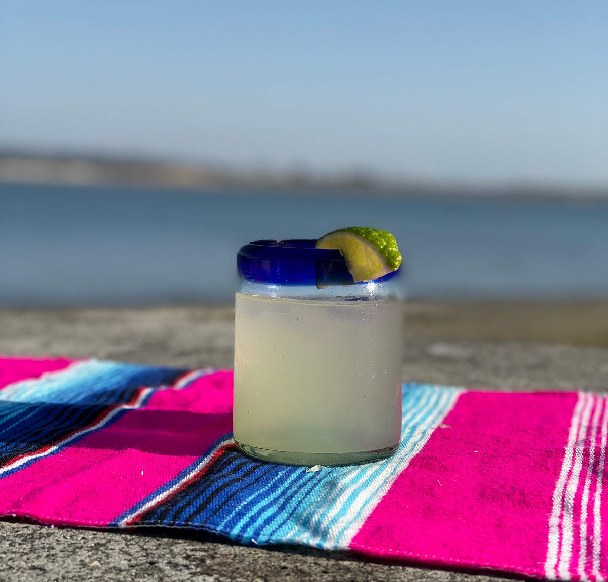 Dos Sueños eco-friendly recycled glass tumbler designed for durability.