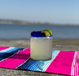 Dos Sueños eco-friendly recycled glass tumbler designed for durability.