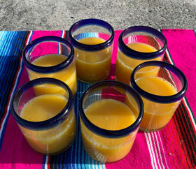 Dos Sueños lead-free glassware that is dishwasher safe for busy homes.
