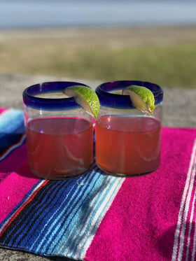 Dos Sueños unique handmade tumbler may vary slightly in size.