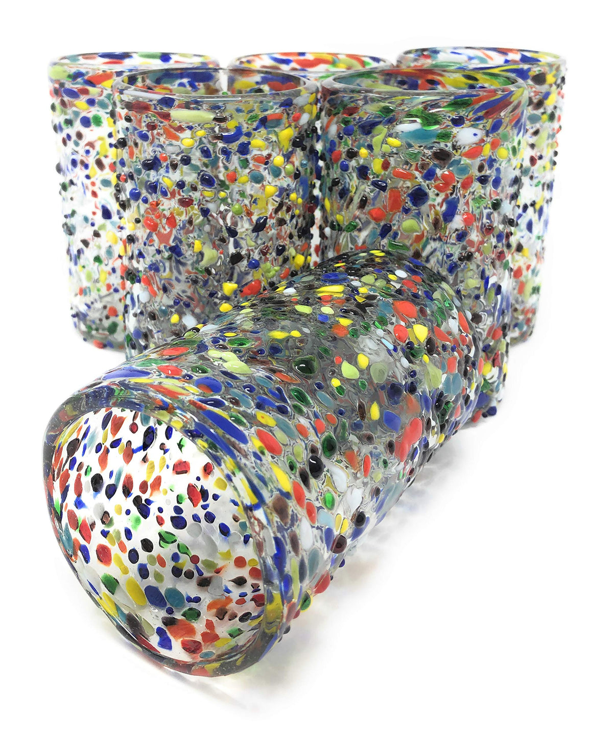 Dos Sueños Mexican glassware, lead-free and dishwasher safe for convenience