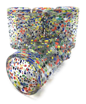 Dos Sueños Mexican glassware, lead-free and dishwasher safe for convenience