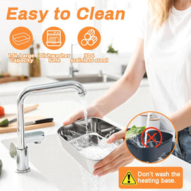 Dosevita dishwasher-safe components simplify cleanup after meals