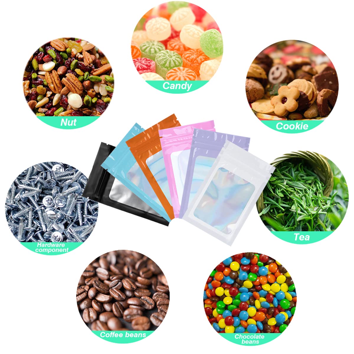 DOSEWART 200pcs pack offers ample supply for versatile packaging needs.