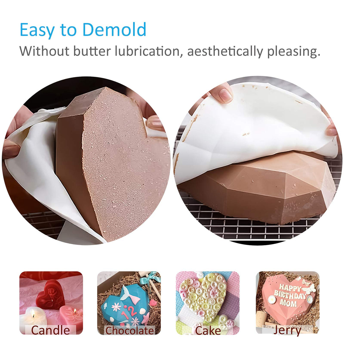 Wooden hammers pair with DOSTK chocolate molds for playful breakable designs