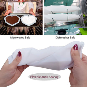 DOSTK diamond heart mousse mold creates elegant cake textures