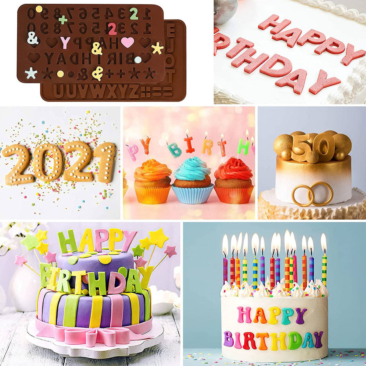 Number mold adds customized digits to treats with DOSTK