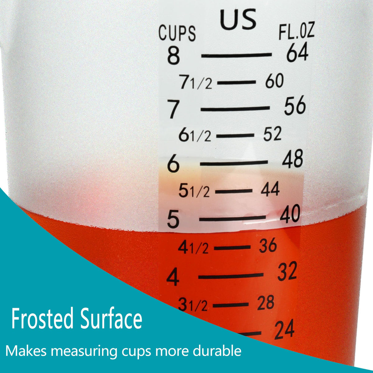 Dotinghux clear measurement marks show both US and metric units.