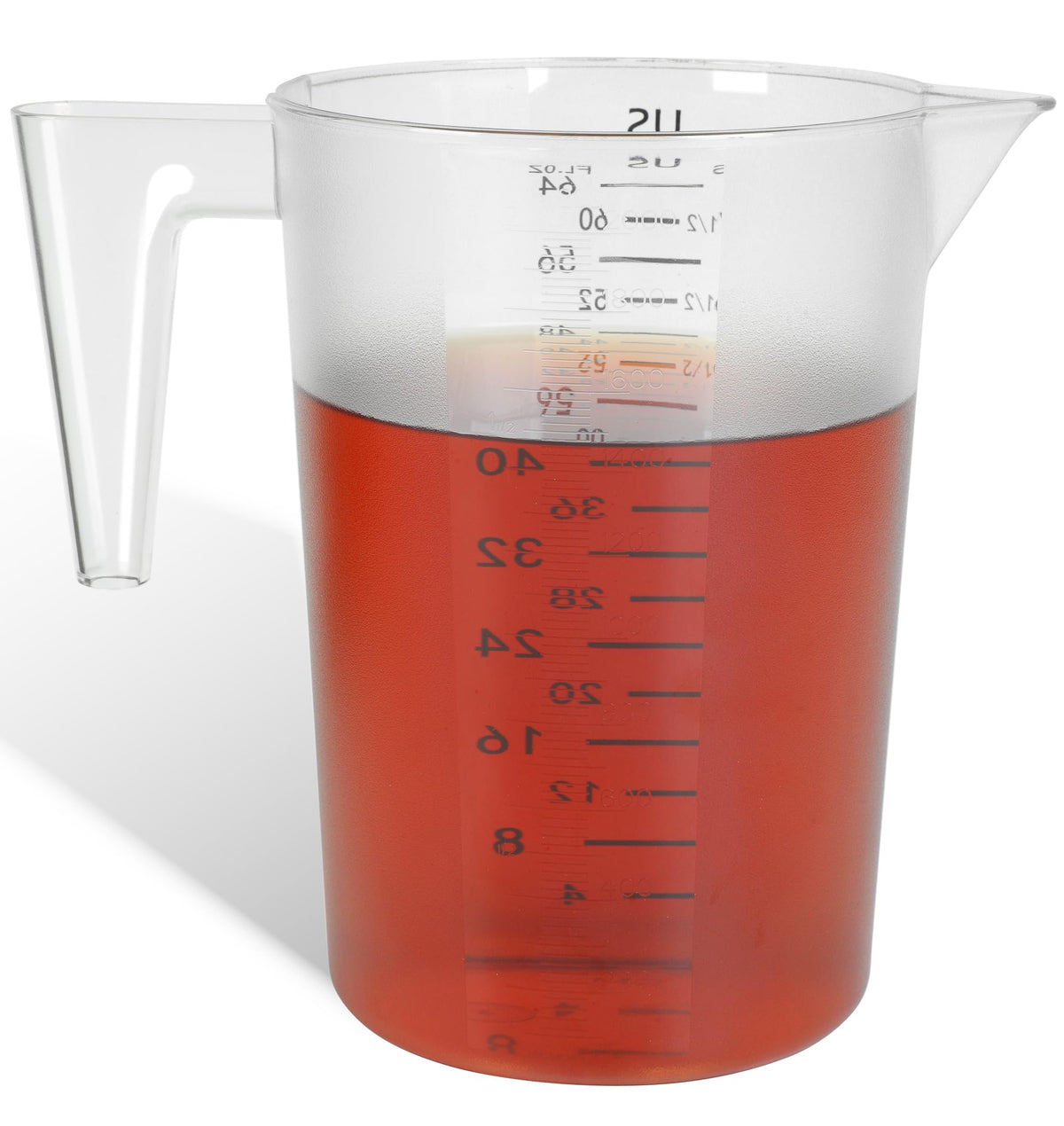 Dotinghux large pour spout provides smooth, drip-free pouring.