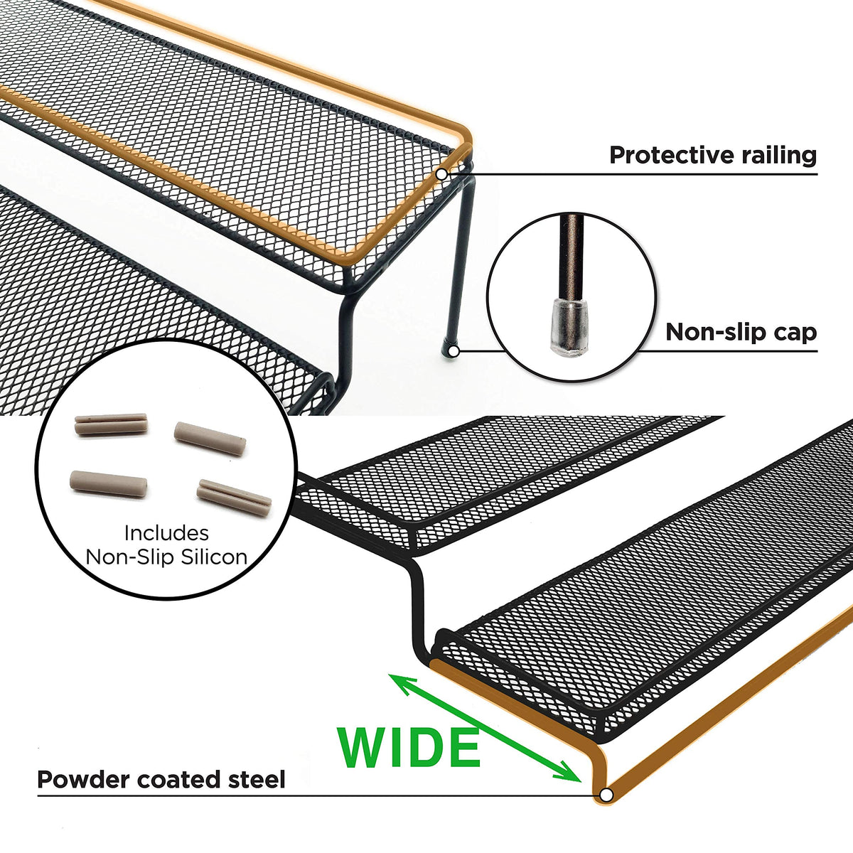 DOTORYDESIGN durable powder-coated steel frame withstands daily use