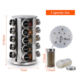 DOUBLE 2 C label stickers aid quick spice identification