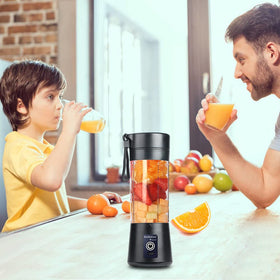 DoubleCare blender used at home, office, or outdoors.