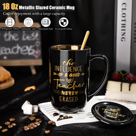 Doublewhale mug front shows inspirational teacher quote