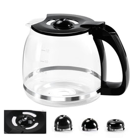 Doufuhua 12-cup glass coffee carafe full pot, ready replacement option