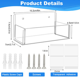 Douildhaiy spice rack includes adhesive strips for drill-free setup