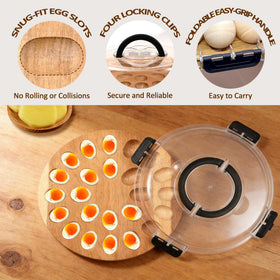 DouMmantn cake decorating set with six stainless steel heads for garnishes.