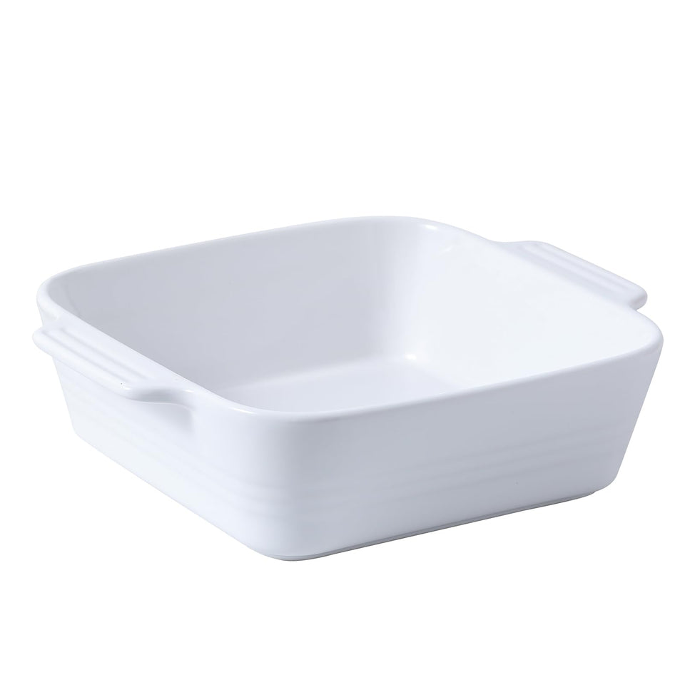 DOWAN 2qt 8x8 baking dish with handle ready for oven-to-table use