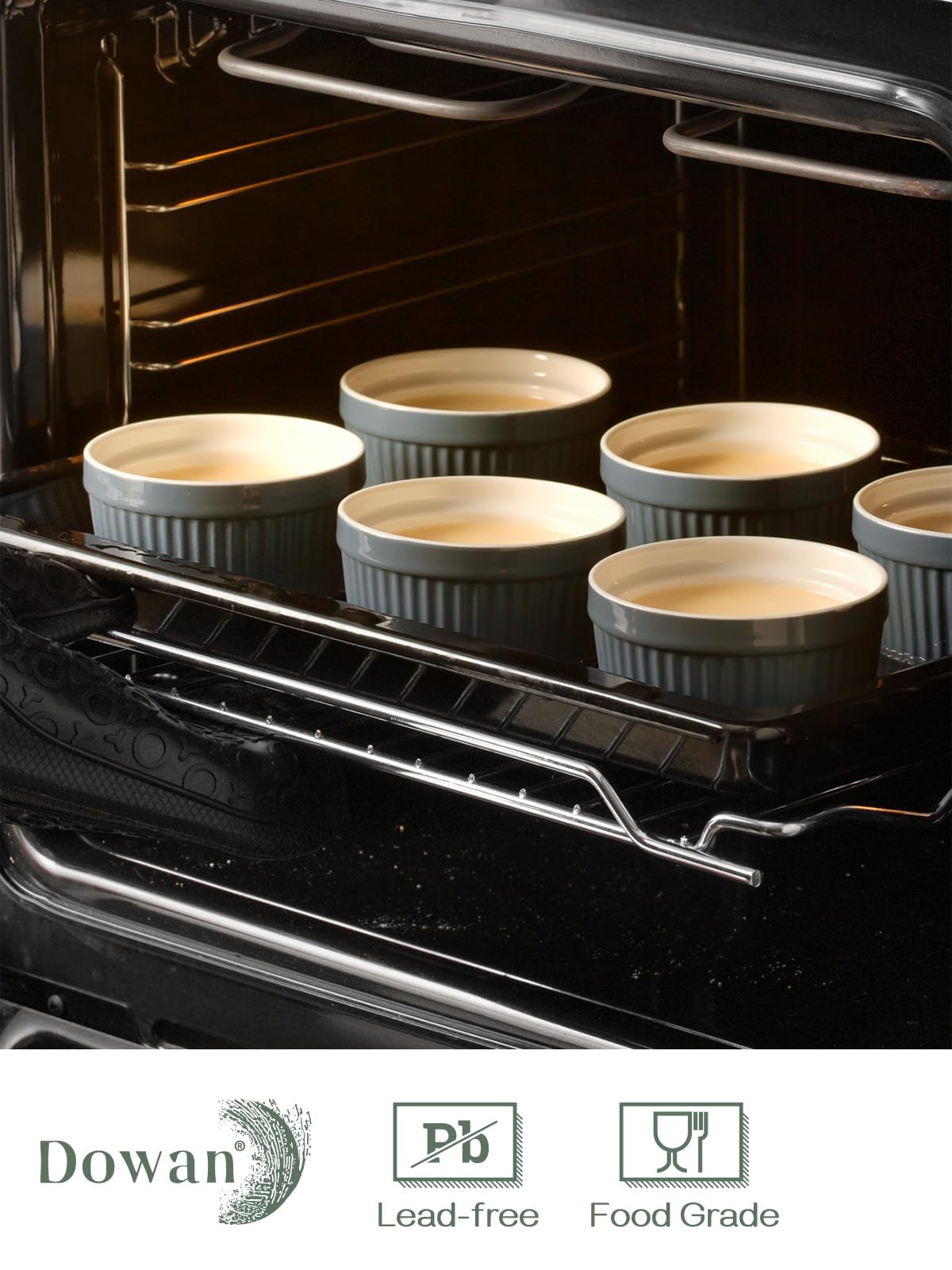 Dowan crème brûlée ramekins perfect for crisp caramel tops