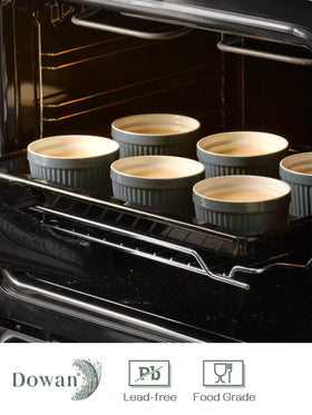 Dowan crème brûlée ramekins perfect for crisp caramel tops