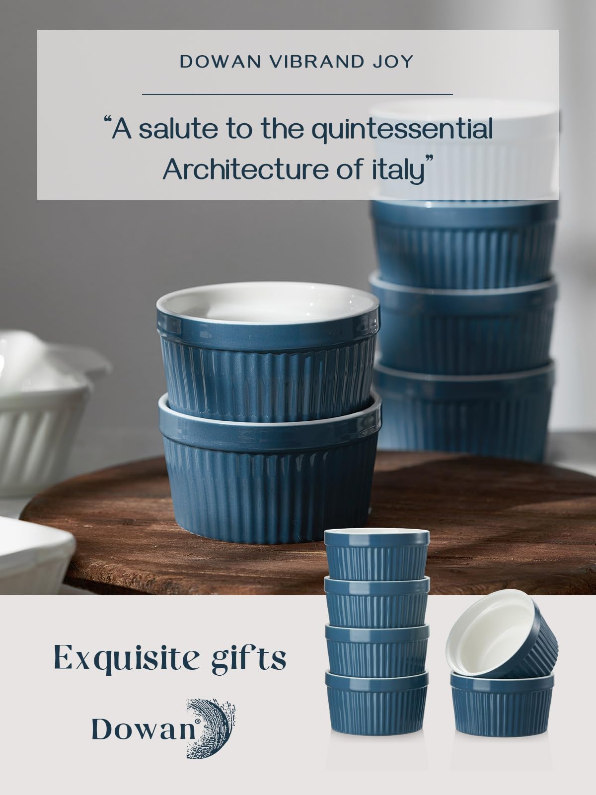 Dowan elegant classic design enhances table presentation