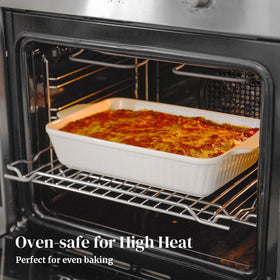 DOWAN bakeware stack saves kitchen space for compact storage.
