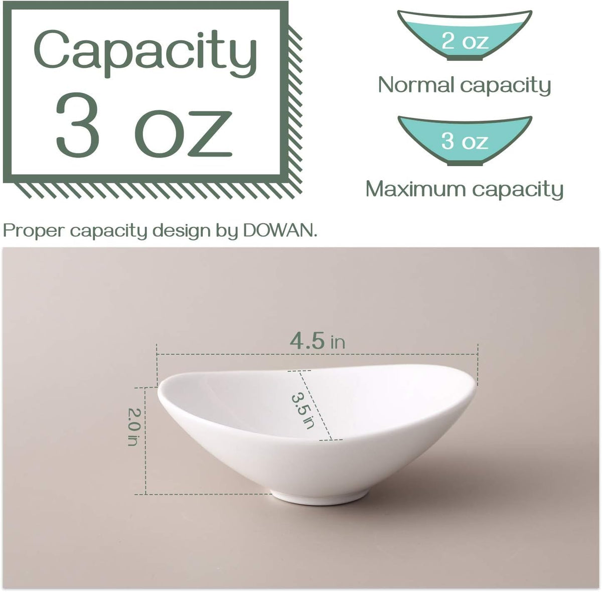 DOWAN boat-shaped sauce dishes add playful, organized serving for sauces.