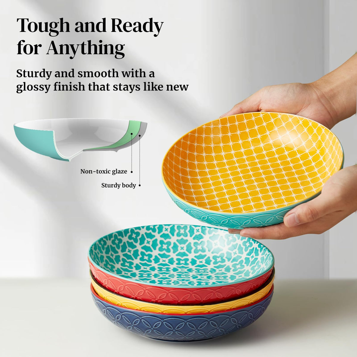 DOWAN Bonita bowls microwave and oven safe for easy reheats.