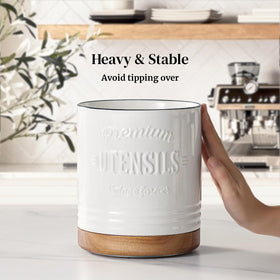 DOWAN counter-top organizer blends kitchen efficiency with farmhouse charm