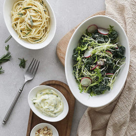 DOWAN dipping bowls are dishwasher and microwave safe for easy cleanup.