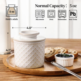 DOWAN butter keeper is dishwasher safe and easy to clean