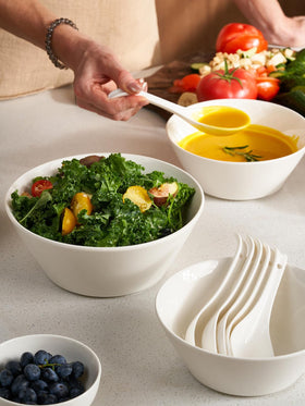 Dowan durable glaze resists stains and scratches in daily use