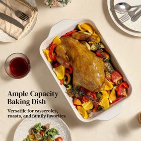 Dowan durable, oven-safe bakeware for roasting and casseroles.
