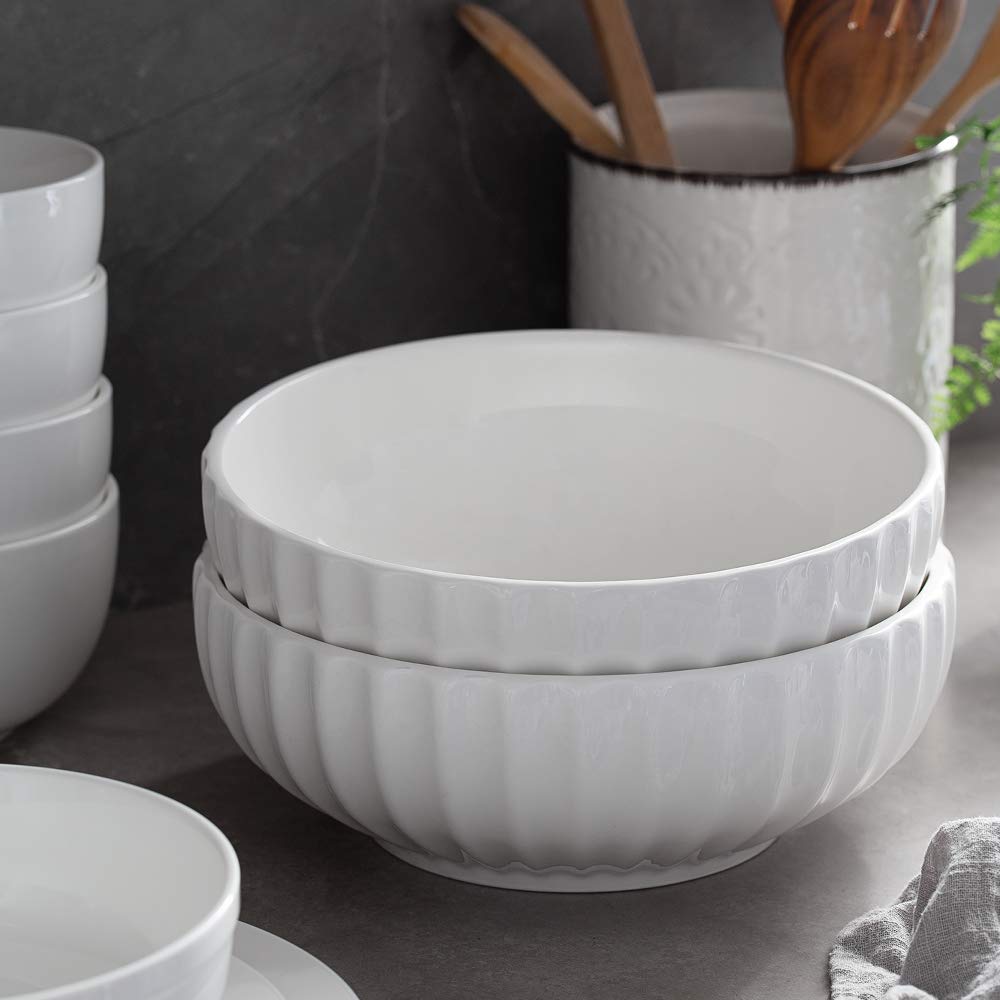 DOWAN durable porcelain kitchen bowls for daily meals.