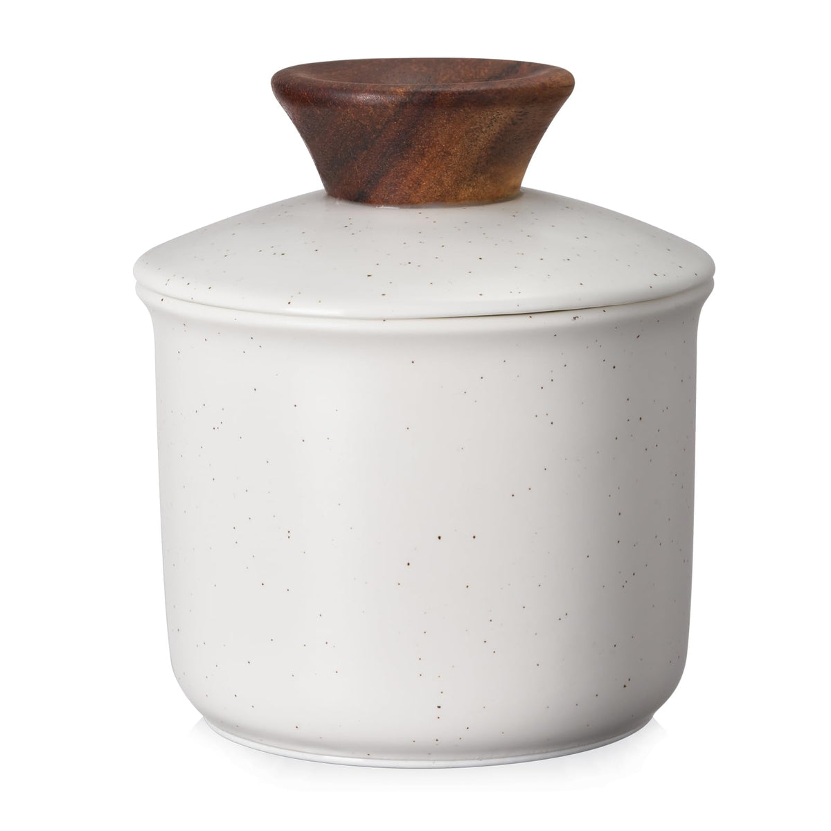 DOWAN butter crock with waterline keeps butter fresh and spreadable.