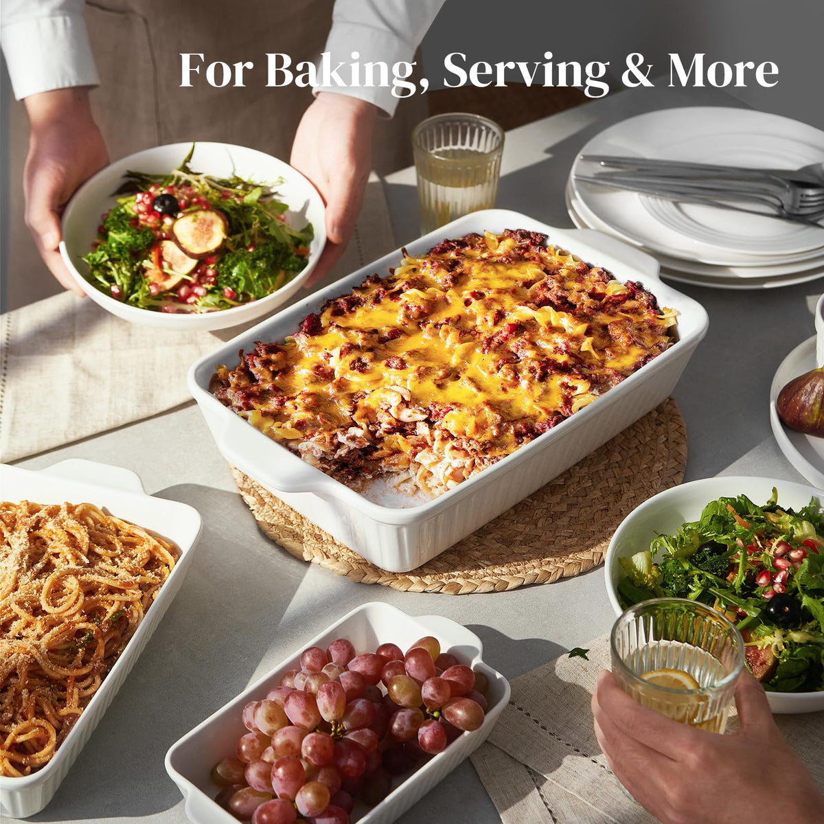 DOWAN gift-ready casserole set ideal for weddings or housewarmings.