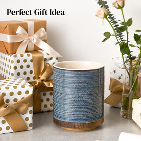 DOWAN gift-ready ceramic utensil holder suitable for home chefs
