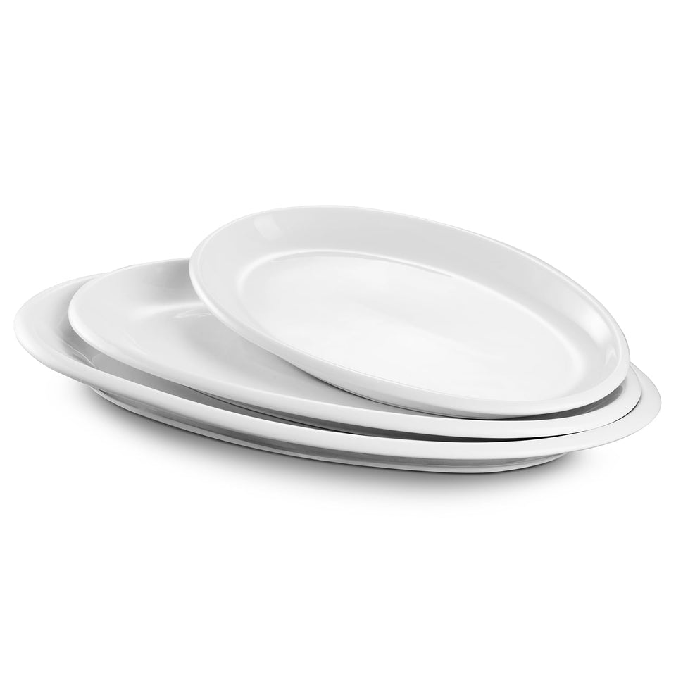 Dowan large oval serving platter ideal for family-style appetizers