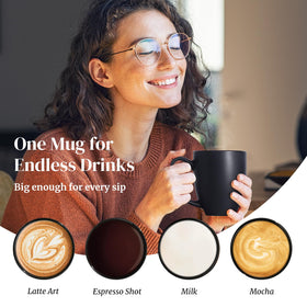 DOWAN microwave-safe mugs for quick reheats and versatile beverages.